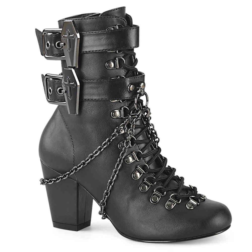 DemoniaCult - VIVIKA128 Stiefeletten - Sarg - Schwarz Product image